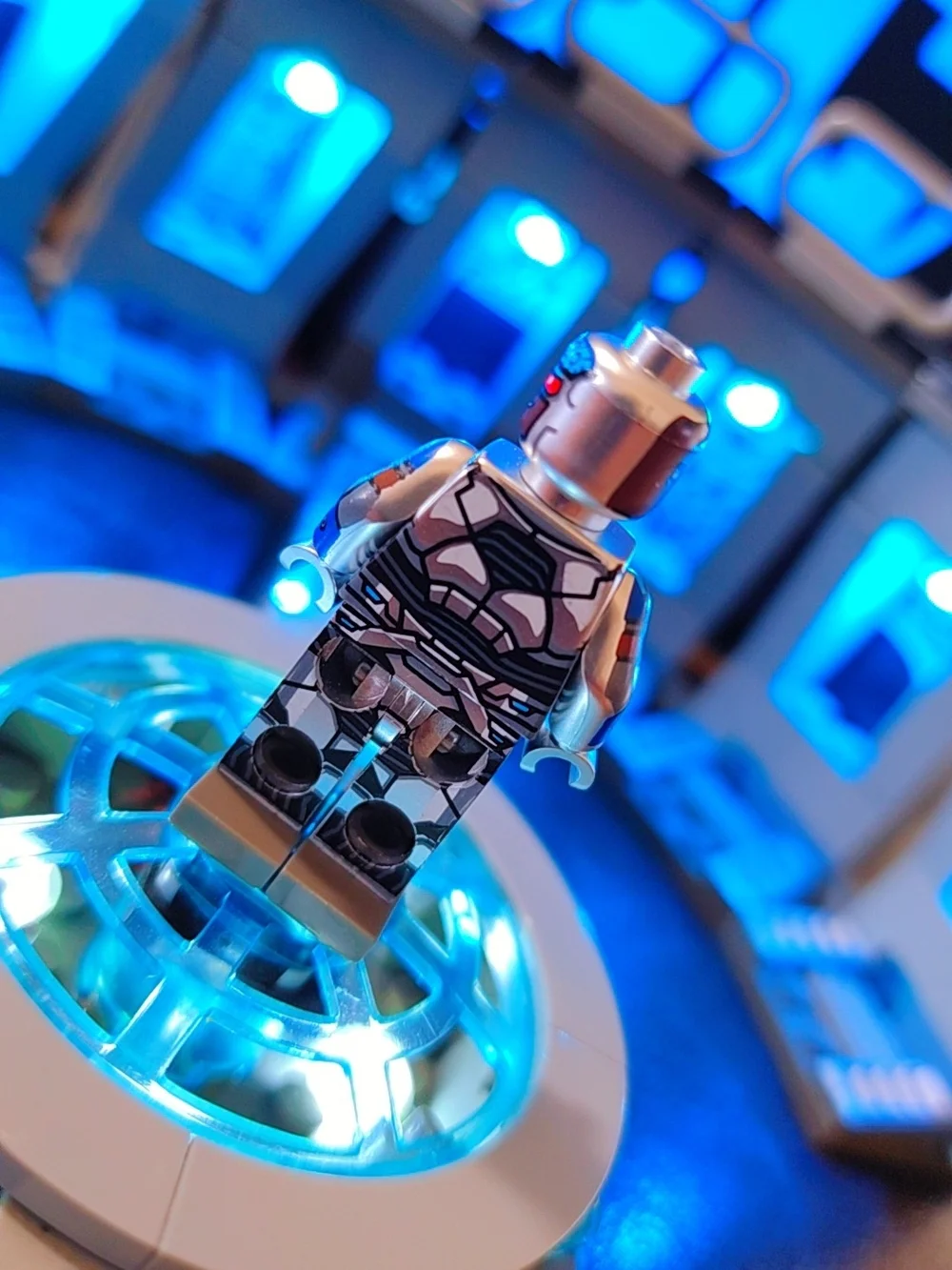 Cyborg Minifigure Lego Compatible
